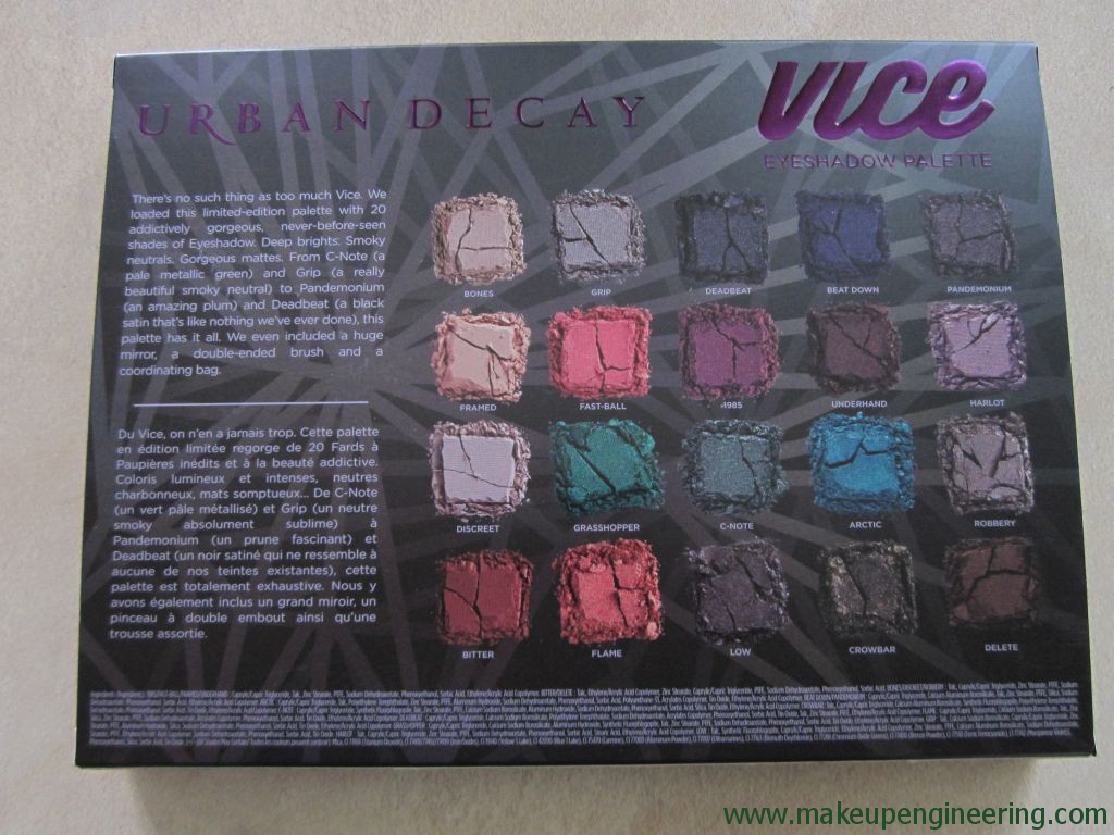 Urban Decay Vice4 Palette 003